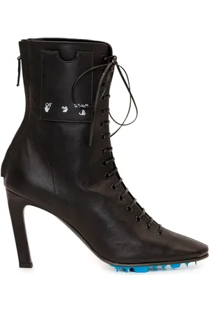 OFF-WHITE Leather Heel Boots