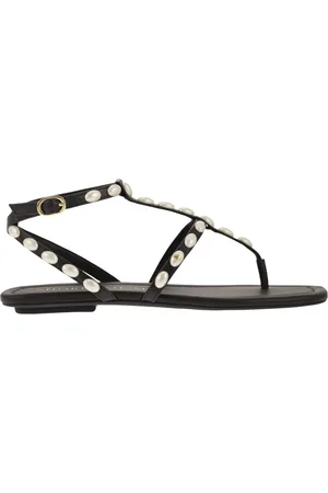 Stuart Weitzman Pearlita Thong Sandal With Pearls