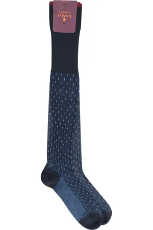 Gallo Patterned Cotton Long Socks