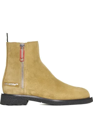 OFF-WHITE Suede Ankle Boots