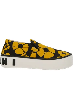 Marni Printed Slip On Sneakers