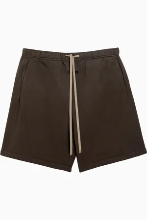 FEAR OF GOD Olive Green Cotton Drawstring Shorts