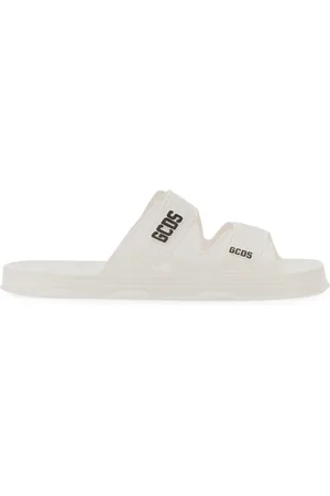 GCDS Rubber Logo Flats Sandals