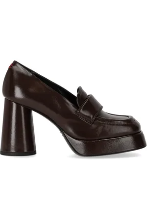 HALMANERA Glaze Dark Heeled Loafer