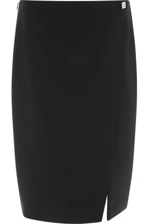 Givenchy Wool Skirt With 4 G Detail