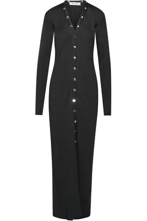 The Attico Attico Long Cardigan In Viscose Blend
