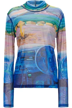 J.W.Anderson Print Semi Transparent Top