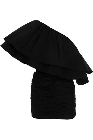 ROTATE One Shoulder Gathered Dress