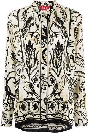 F.r.s Printed Silk Shirt