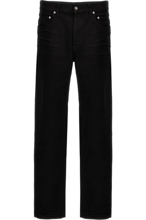 Saint Laurent Crinkled Effect Jeans