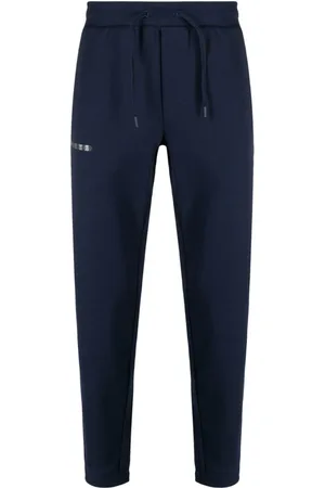 EA7 Logo Cotton Blend Sweatpants