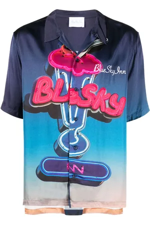 BLUE SKY INN Printed Viscose Shirt