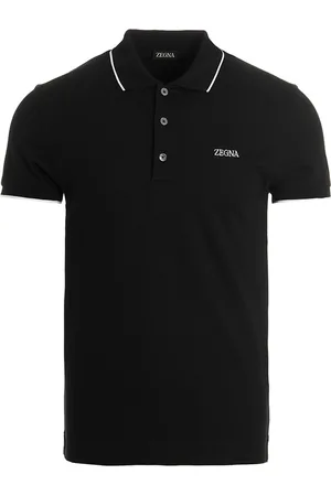 Ermenegildo Zegna Embroidered Logo Polo Shirt