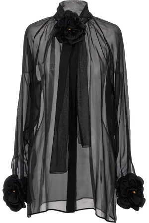 Dolce & Gabbana Rose Chiffon Shirt