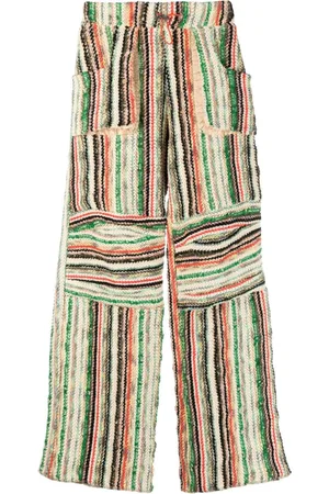 Vitelli Patched Cotton Blend Wool Trousers