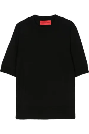 FARFETCH Silk And Cashmere Blend Half Sleeve Sweater