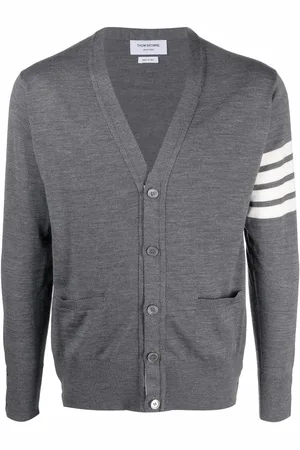 Thom Browne 4 Bar Wool Cardigan