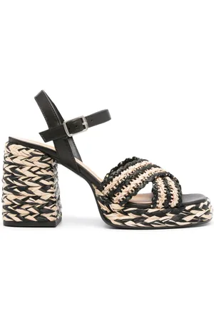 Castaner Vicen Raffia Heel Sandals