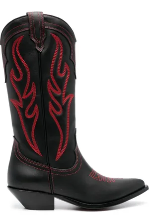 SONORA Embroidered Suede Western Boots