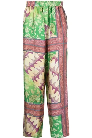 ARIES Printed Silk Trousers