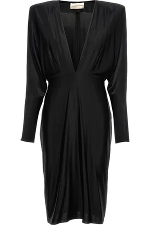 ALEXANDRE VAUTHIER V Neck Jersey Dress