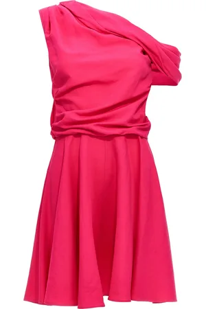 Rochas Draping Neckline Dress