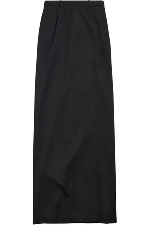 Balenciaga Wool Midi Skirt