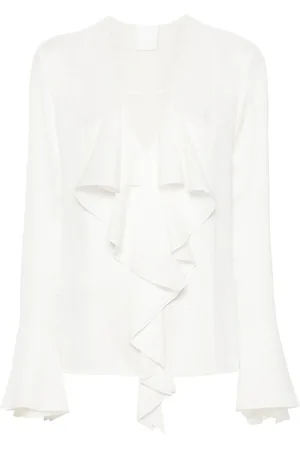 Givenchy Silk Ruffled Blouse