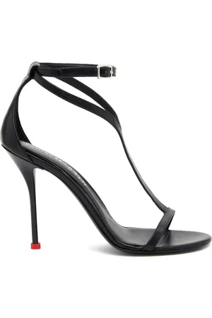 Alexander McQueen Alexander Mc Queen Leather Heel Sandals
