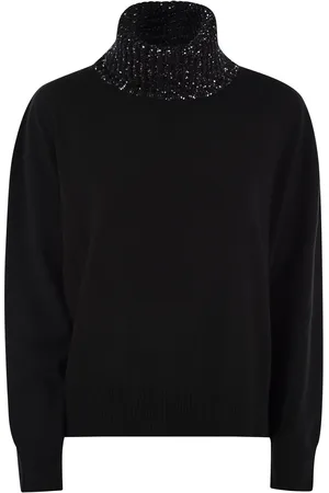 Fabiana Filippi Turtleneck Sweater In Wool, Silk And Cashmere