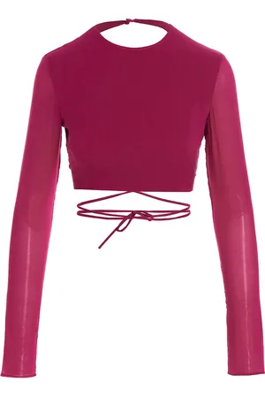 The Andamane Cropped Georgette Top