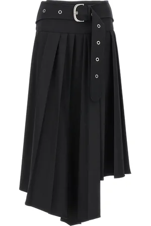 OFF-WHITE Pleated Midi Skirt