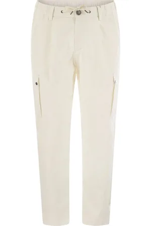 HERNO Mechanical Stretch Twill Cargo Trousers