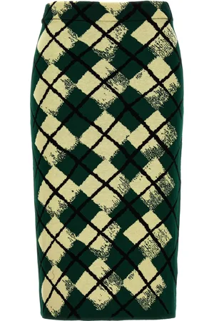 Burberry Argyle Pattern Skirt