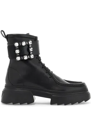 Roger Vivier Wallaviv Leather Ankle Boots