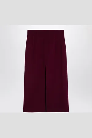 The Andamane Stephanie Wool Blend Midi Skirt