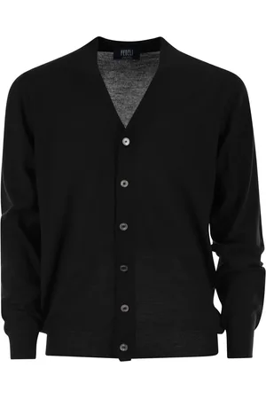 FEDELI Lightweight Virgin Wool Cardigan