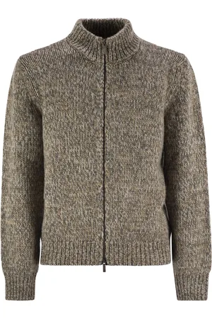 PESERICO SIGN Wool Blend Turtleneck Cardigan