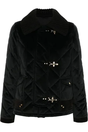FAY 3 Ganci Quilted Velvet Jacket