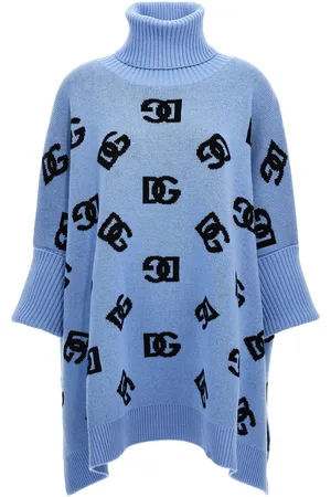 Dolce & Gabbana Jacquard Logo Poncho