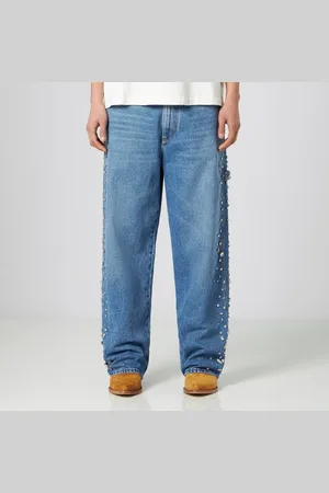 1989 STUDIO Over Denim Pants Crystals