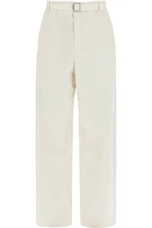 LEMAIRE Straight Cut Pants With Belt