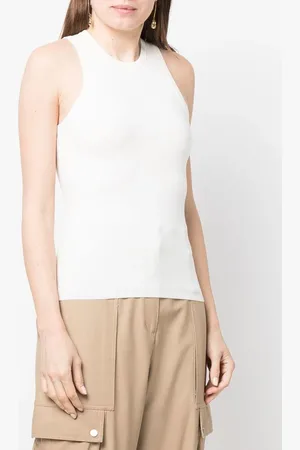 3.1 Phillip Lim Cotton Blend Cracks Tank