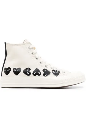 Comme des Garçons Multi Heart Ct70 Hi Top Shoes