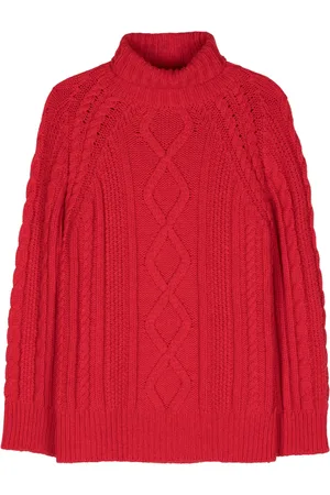 FORTE FORTE Strong Strong Soft Wool Oversized Aran Sweater