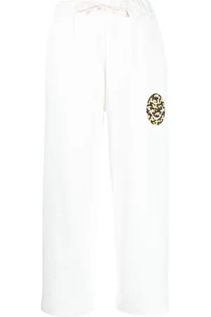 JOSHUA SANDERS Smiley Logo Cotton Sweatpants