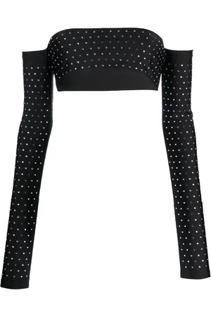 The Andamane Lexi Crystal Crop Top