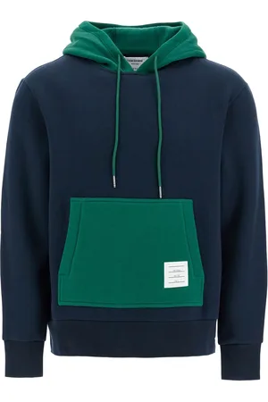 Thom Browne Hooded Sweatshirt With Color