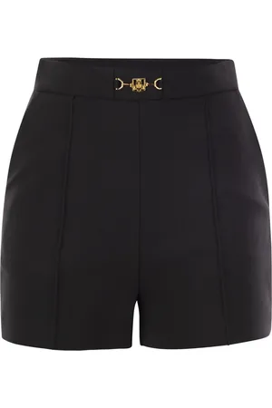 Elisabetta Franchi Pantaloncini In Crêpe Stretch Con Morsetto