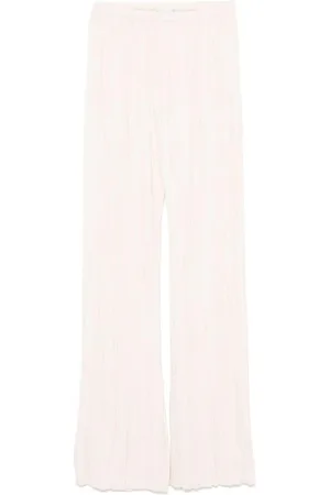 FORTE FORTE Pleated Crepe Trousers